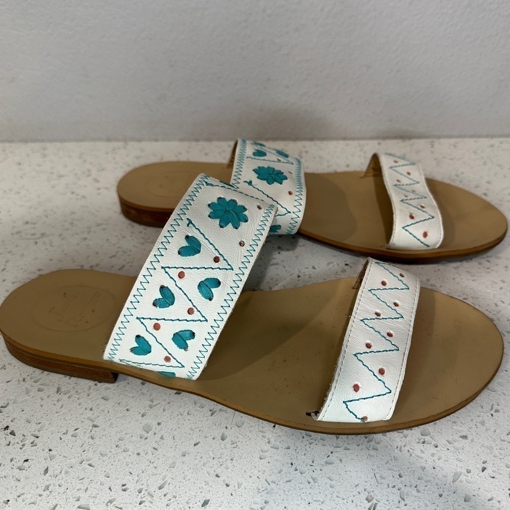 Jack Rogers Adair Floral Sandals Women’s 9.5 - Picture 3 of 10